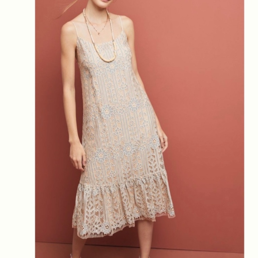 Anthropologie ERI + ALI “Twilight” Lace dress NEW